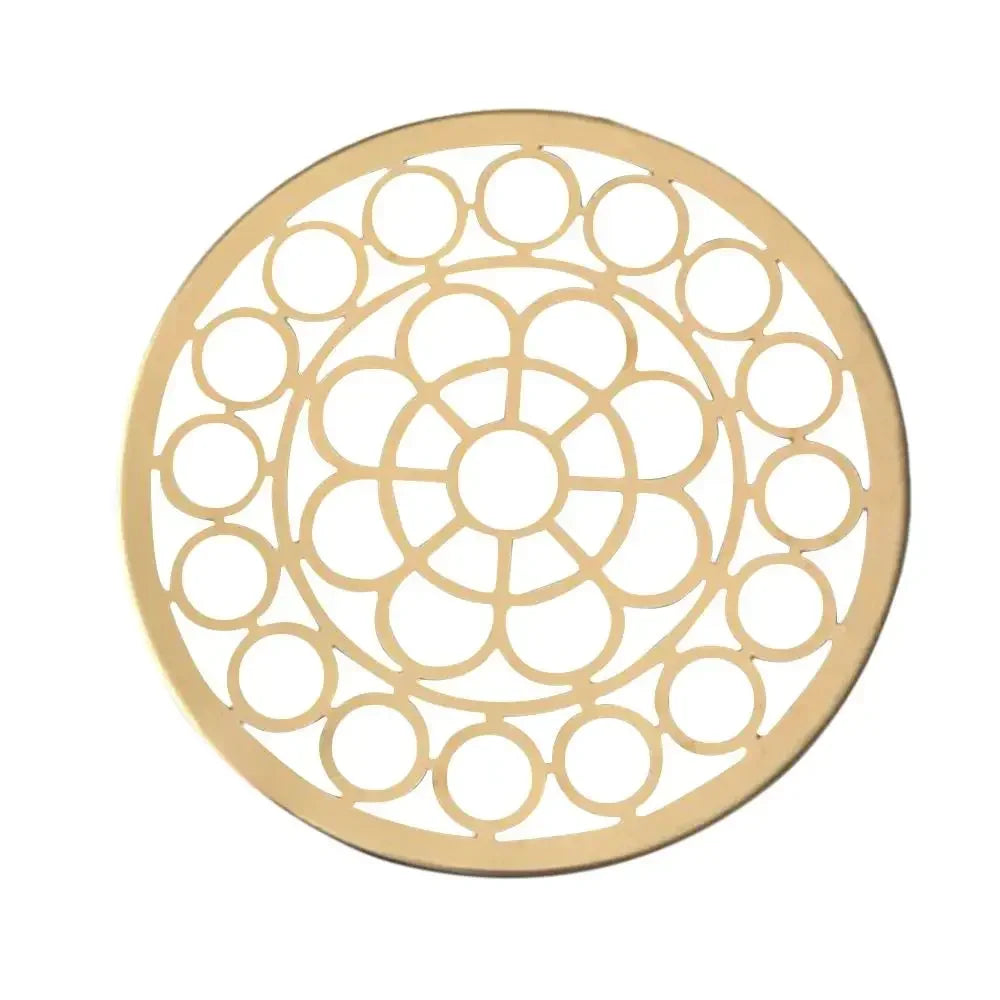 Accessoire de décoration intérieure : support en métal noir pour mettre en valeur vos fleurs coupées.