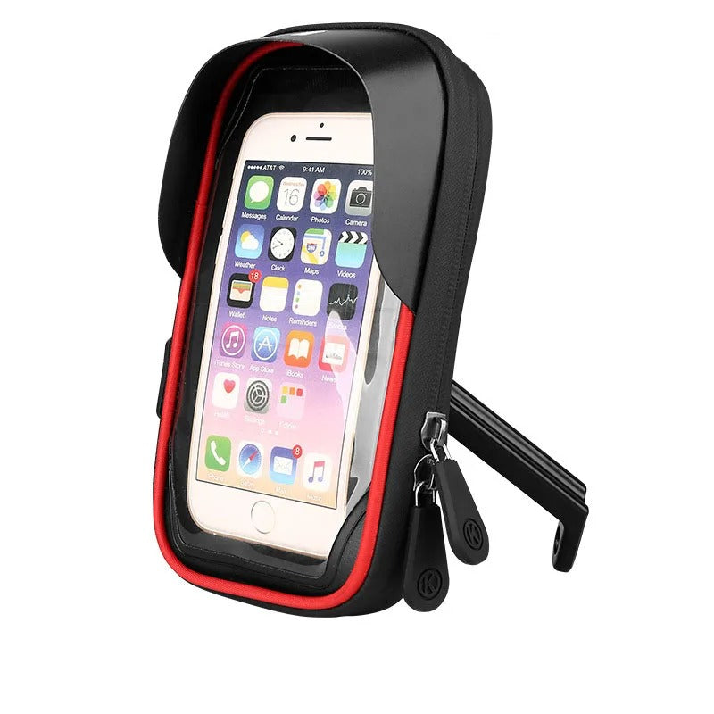 Support de téléphone étanche pour guidon de moto/vélo, compatible smartphone. Conduisez avec votre GPS en toute sécurité.