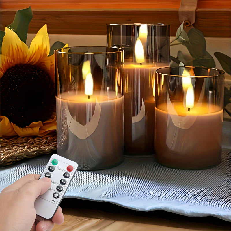 Créez une atmosphère chaleureuse avec bougies LED sans flamme, alliant sécurité et beauté.