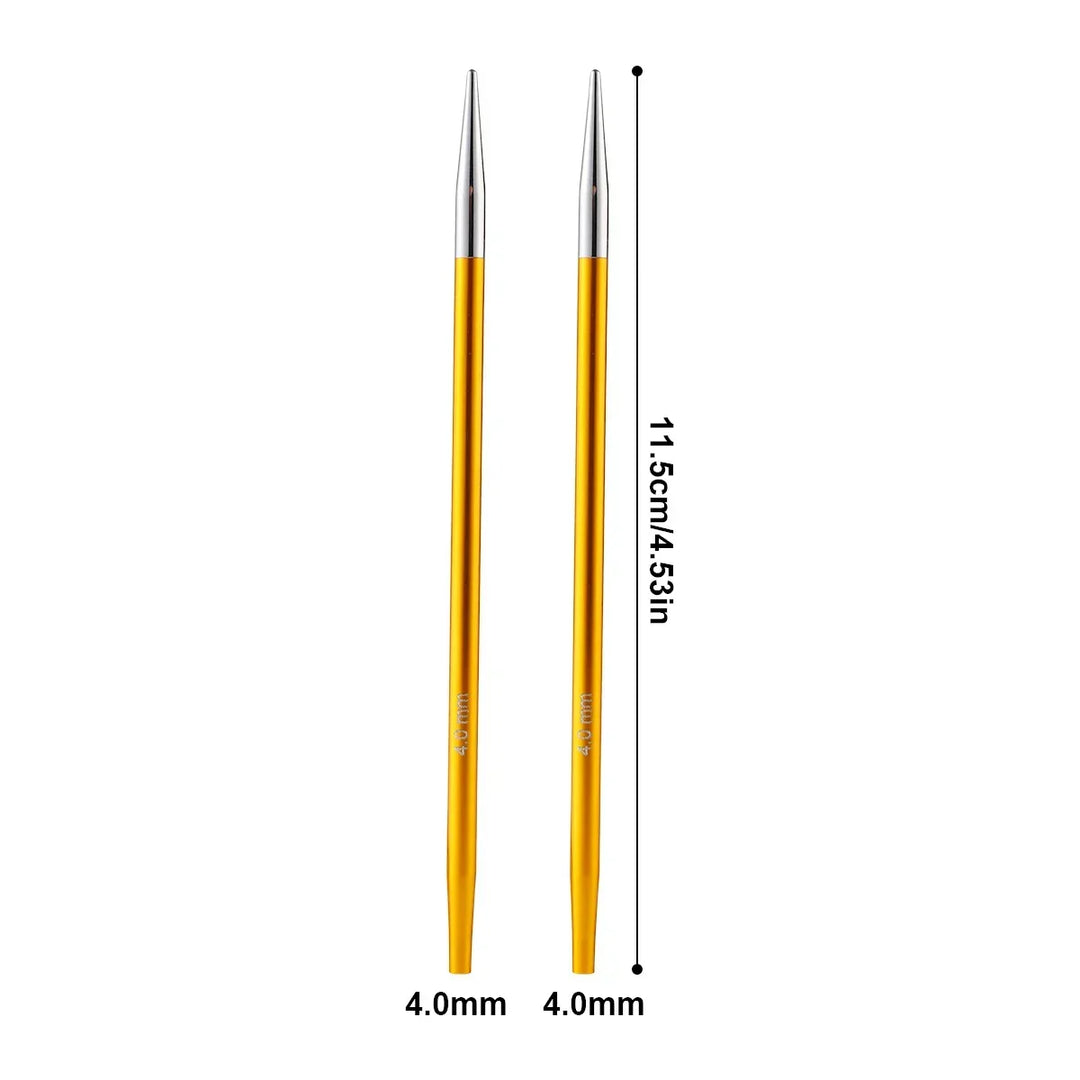 Accrochez-vous au tricot avec ce set d'aiguilles circulaires interchangeables flexibles.