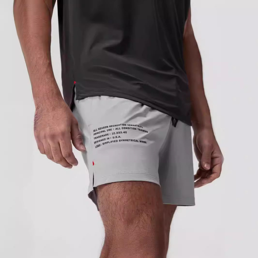 Short de sport homme léger et performant, idéal pour entraînement intensif et course.
