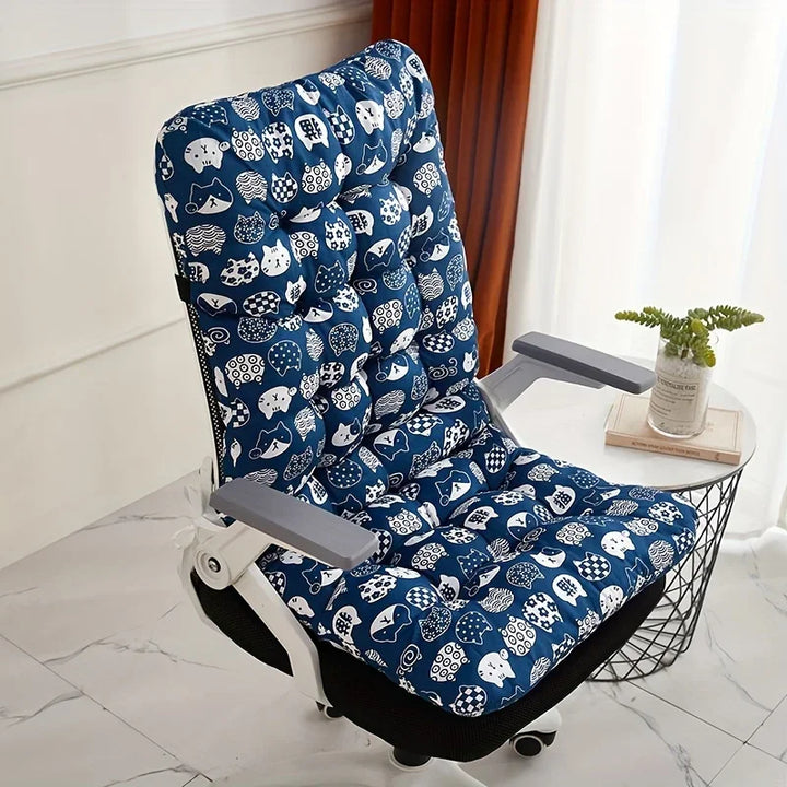 Coussin de siège de voiture ergonomique et portable avec dossier, pour des trajets sans douleur.