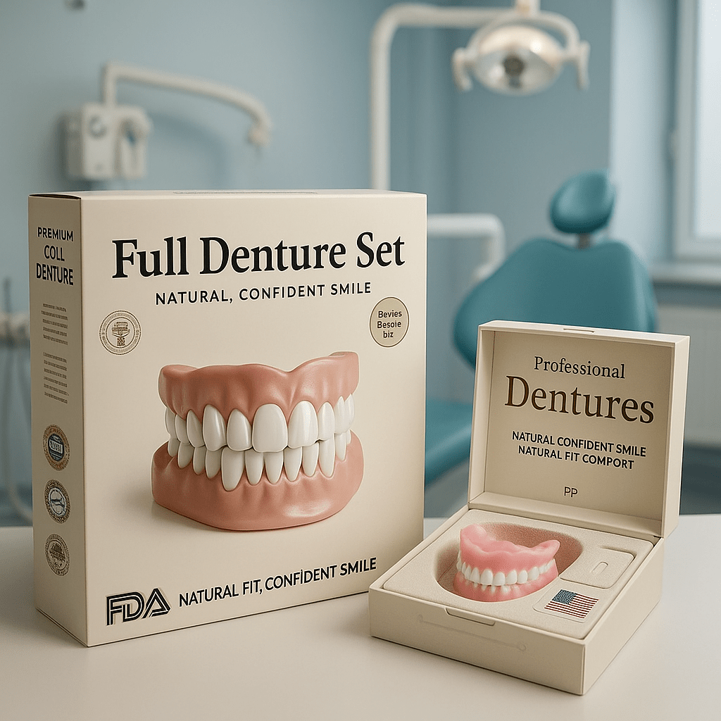 Prothèse dentaire réutilisable pour un sourire naturel et un confort optimal.