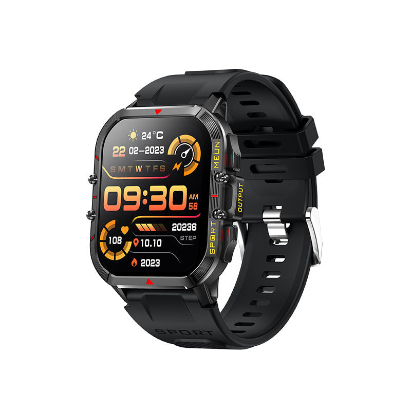 Montre connectée complète: glycémie, tension artérielle, FC, SpO2, moniteur sommeil, étanche, unisexe.