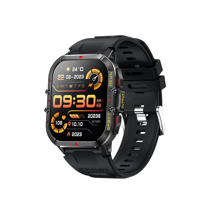 Montre connectée complète: glycémie, tension artérielle, FC, SpO2, moniteur sommeil, étanche, unisexe.