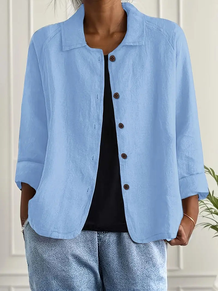 Haut Léger Classique Sofia pour femme, style polyvalent, idéal printemps/automne.
