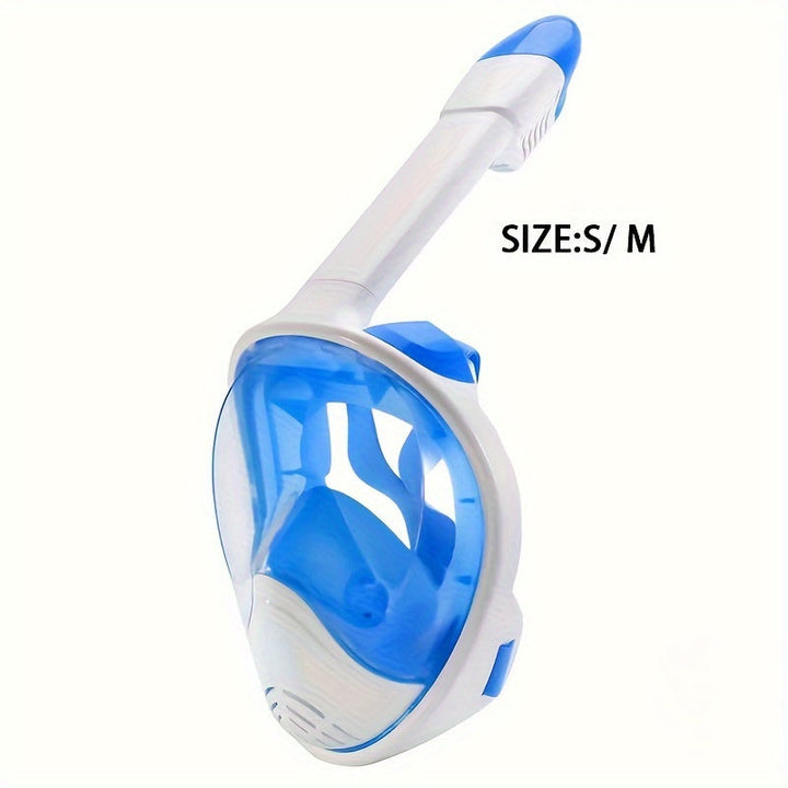 Équipement aquatique essentiel: masque de snorkeling unisexe vision 180° et support caméra.