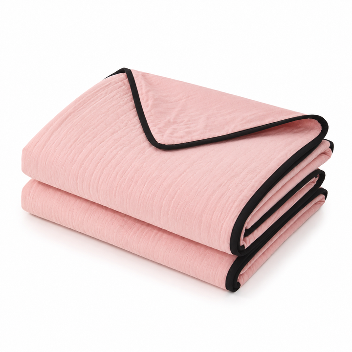 Couverture rafraîchissante légère, idéale pour des nuits d'été confortables et douces.