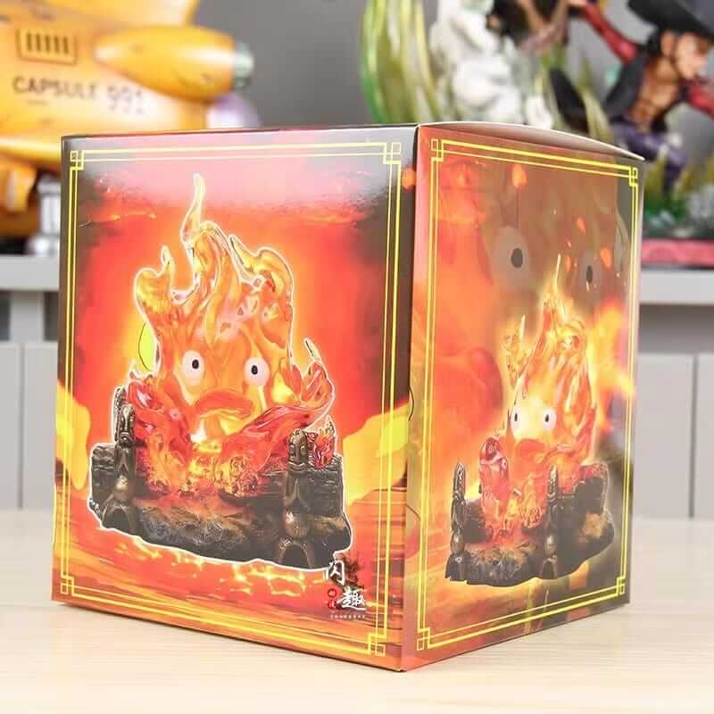 Lampe LED FlameAura, effet flamme réaliste, lumière chaleureuse, veilleuse unique pour décoration d'ambiance.