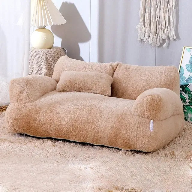 Coussin chat et lit chien apaisant, ce panier doux assure le confort et le bien-être de votre animal de compagnie.
