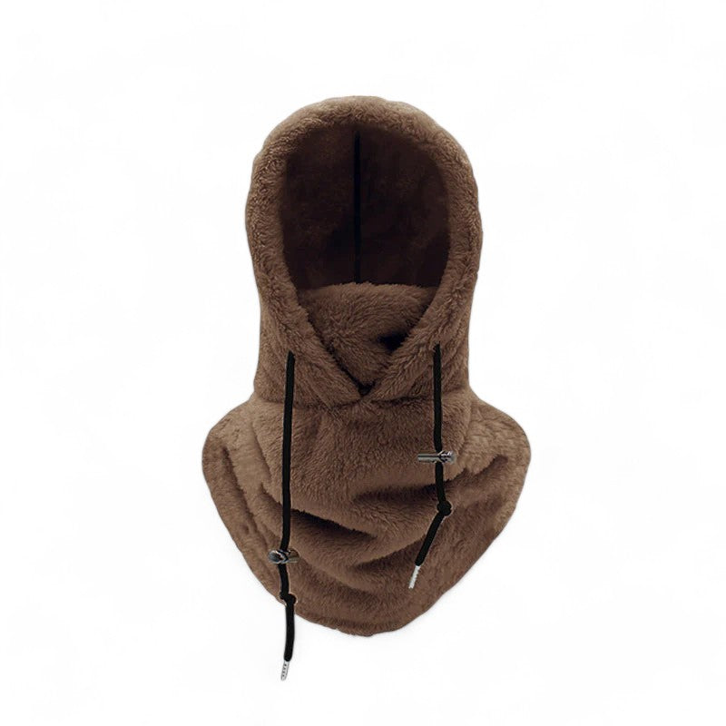 Cagoule cache-cou modulable, accessoire indispensable pour rester au chaud en hiver.