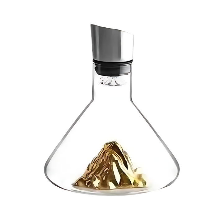 Cadeau parfait pour amateur de vin: carafe en cristal pour aération et filtration, améliorant chaque dégustation.