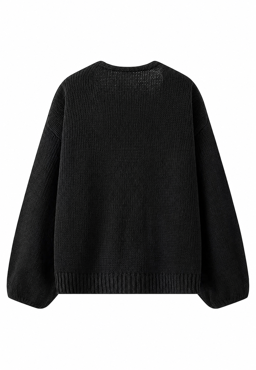 Cardigan femme festif, col en V, nœuds brillants. Vêtement élégant pour les fêtes ou soirées d'hiver.
