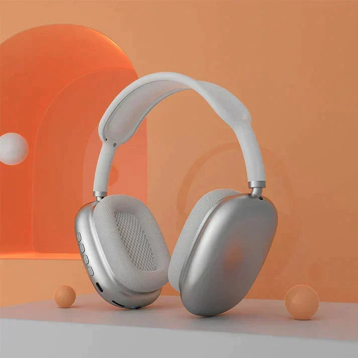 Casque sans fil portable, léger et confortable, idéal pour écoute HiFi avec réduction de bruit en déplacement.