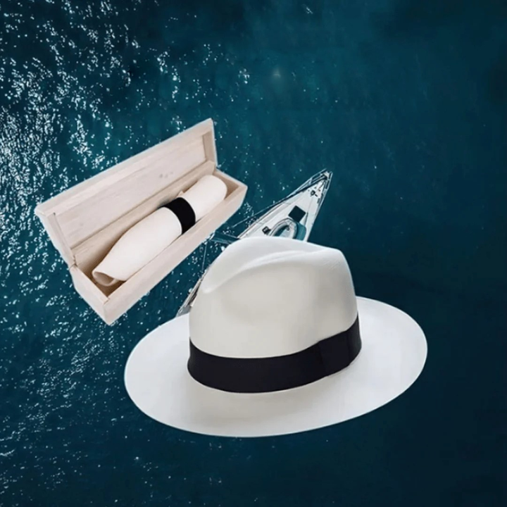 Chapeau classique unisexe fait main, accessoire d'été essentiel pour un style et protection.