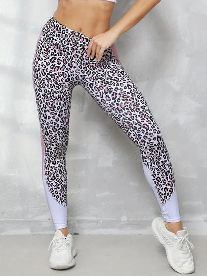 Leopardmönstrade Leggings - Bekväma & Stretchiga