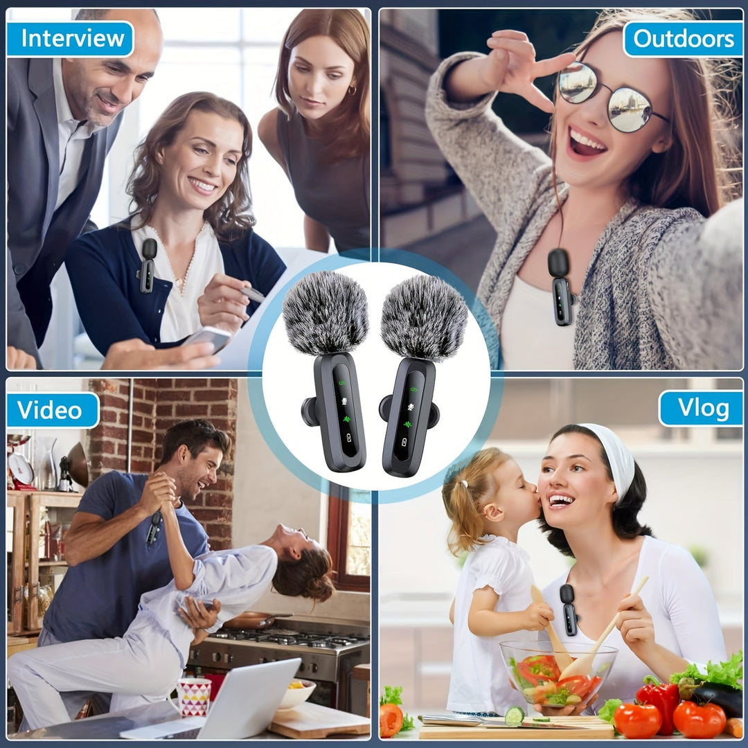 Kit micro cravate SoundClip sans fil pour améliorer la qualité sonore de vos vidéos mobiles.