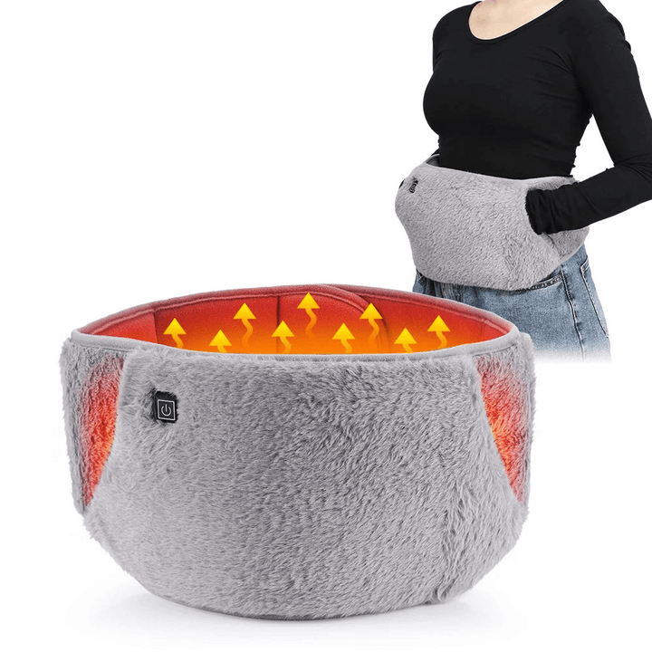 Ceinture chauffante abdominale pour femmes, soulage les douleurs menstruelles et crampes avec chaleur apaisante.