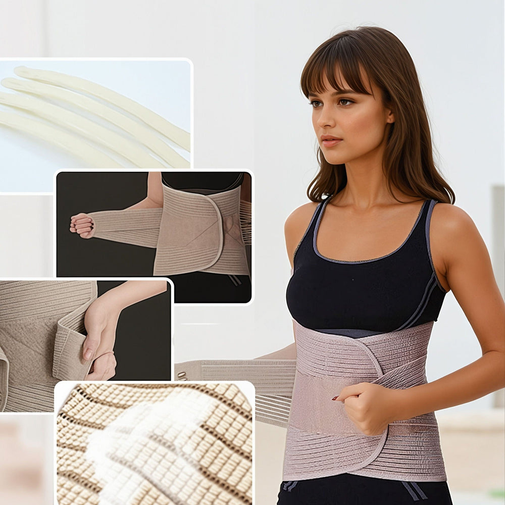 Ceinture de soutien lombaire respirante unisexe. Support confortable pour le dos et soulagement douleur.