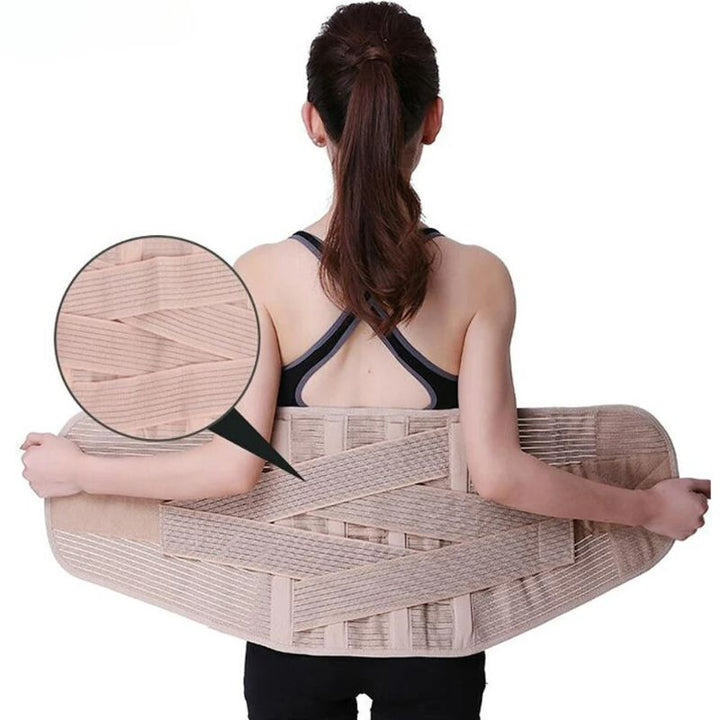Ceinture dos respirante pour support lombaire quotidien. Idéale pour la posture et le soulagement des douleurs.