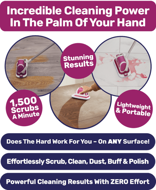 Cepillo de limpieza eléctrico inalámbrico para hogar, portátil. Ideal para eliminar suciedad difícil.