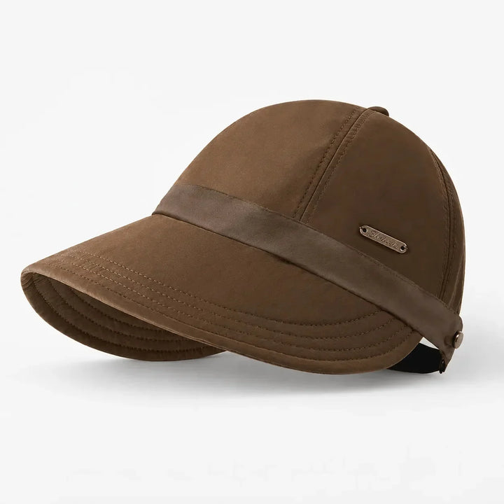 Accessoire femme été: chapeau de soleil ajustable, UPF 50+ pour plage, piscine et protection solaire.
