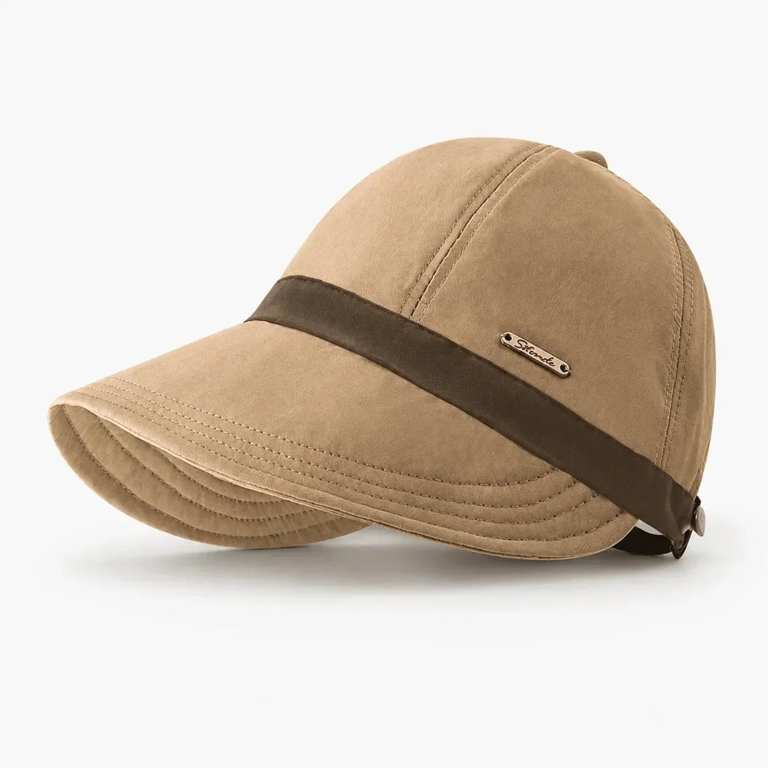 Chapeau de soleil femme pliable, protection UPF 50+, idéal pour plage et voyage. Accessoire été élégant.