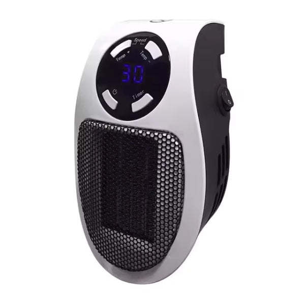 Solution de chauffage d'appoint électrique 500W, compacte, rapide et économique pour le bureau/chambre.