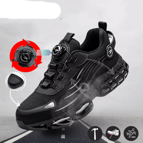 Chaussures de travail professionnelles pour homme, avec soutien orthopédique et confort anti-fatigue.