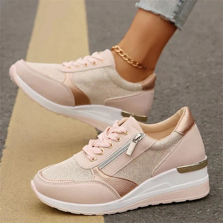 Baskets élégantes pour femmes, idéales pour le sport et le style décontracté, offrant un confort optimal toute la journée.