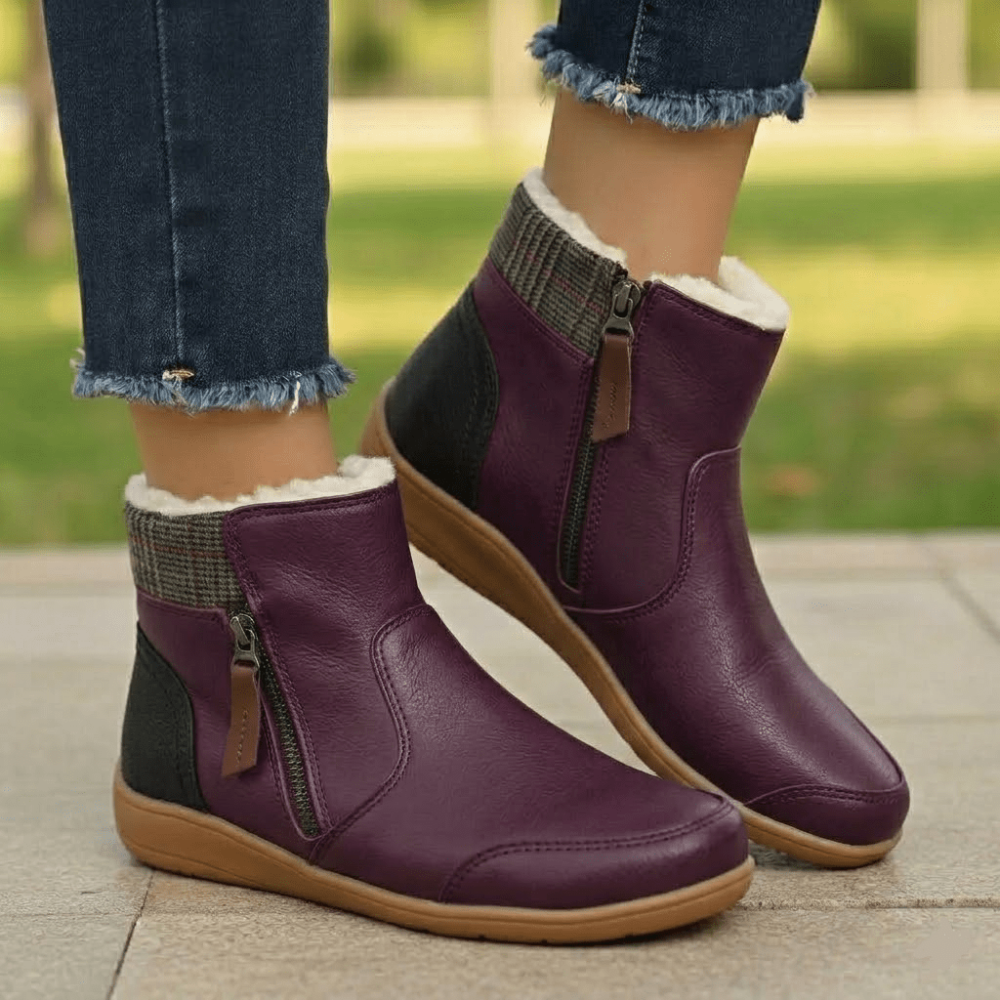 Chaussures orthopédiques femme, imperméables et antidérapantes. Offrent un confort supérieur pour la marche quotidienne.
