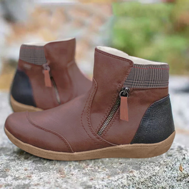Chaussures femme quotidiennes, imperméables et antidérapantes. Confort orthopédique pour une marche agréable en automne/hiver.