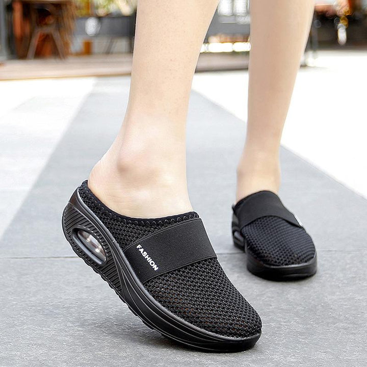 Chaussures légères orthopédiques femmes/hommes, coussin d'air, soutien voûte plantaire, confort décontracté.