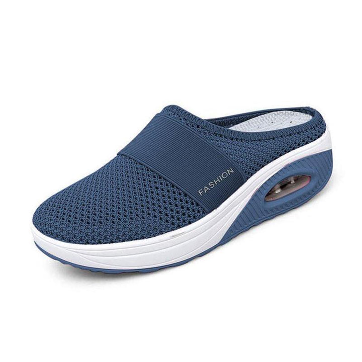 Paire de chaussures orthopédiques décontractées avec coussin d'air pour hommes et femmes, antidérapantes, soulage douleur.