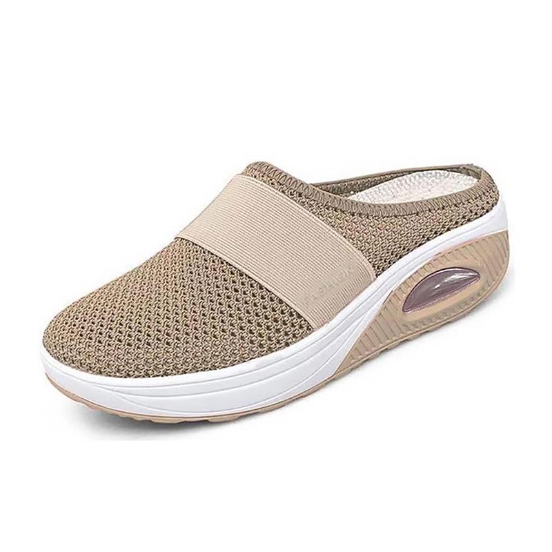 Modèle unisexe de chaussures orthopédiques avec coussin d'air, idéal hommes/femmes, antidérapantes et décontractées.
