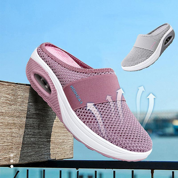 Chaussures à coussin d'air unisexes, orthopédiques, antidérapantes, confortables pour soulager la douleur des pieds.