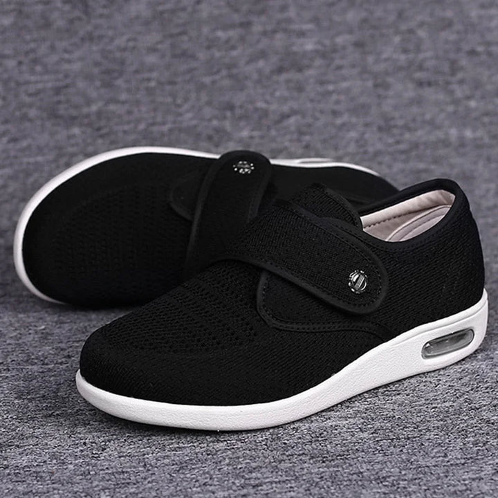 Chaussures femme orthopédiques décontractées, parfaites pour le quotidien, offrant un confort et soutien inégalés.