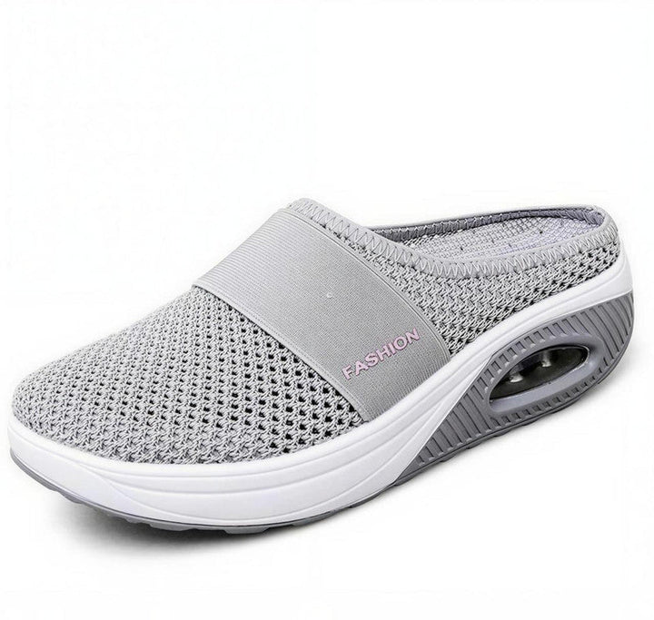 Chaussures femme décontractées, orthopédiques, à enfiler, offrent un soutien et un amorti supérieurs.