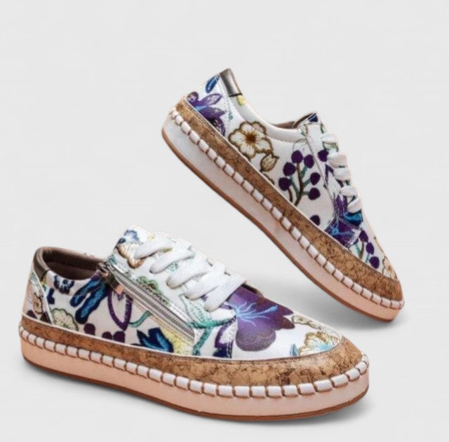 Mocassins plats décontractés pour femmes, orthopédiques, offrant confort et enfilage facile. Parfaits pour le quotidien.