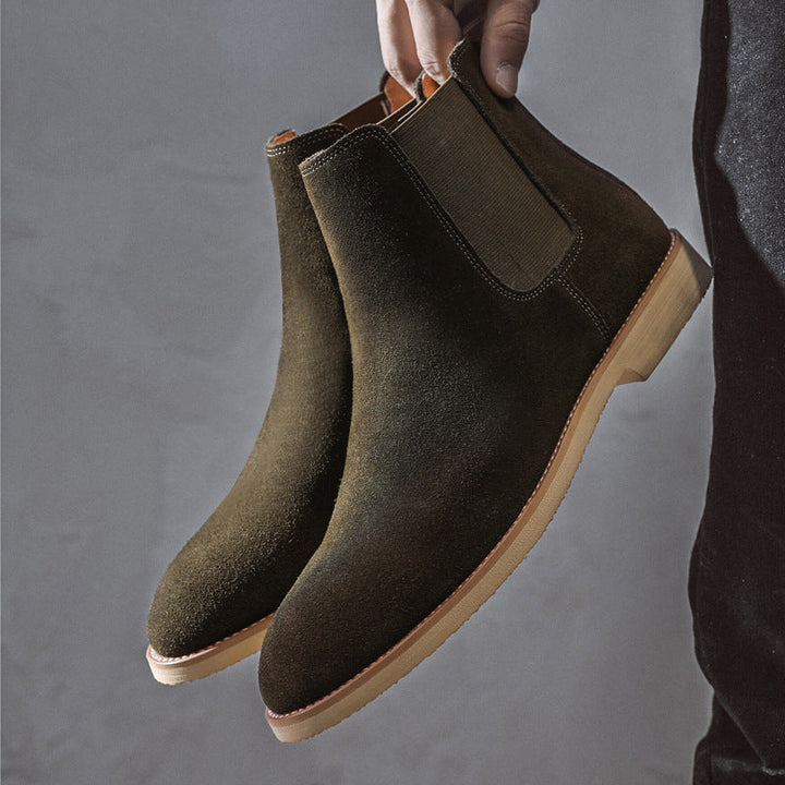 Nouvelles bottines Chelsea homme, style élégant, confortables et faciles à enfiler, pour un look impeccable.