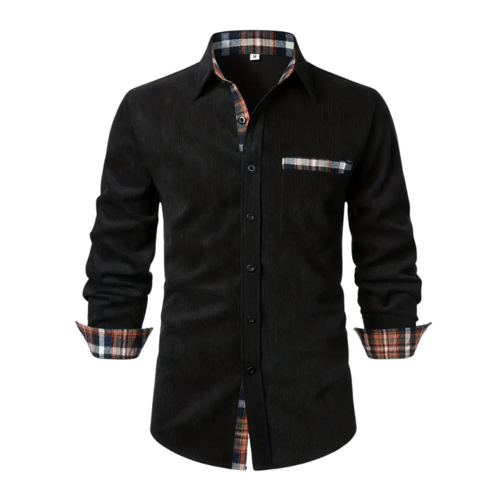 Chemise homme décontractée confortable, manches longues. Coupe classique, vêtement casual élégant pour mode masculine.
