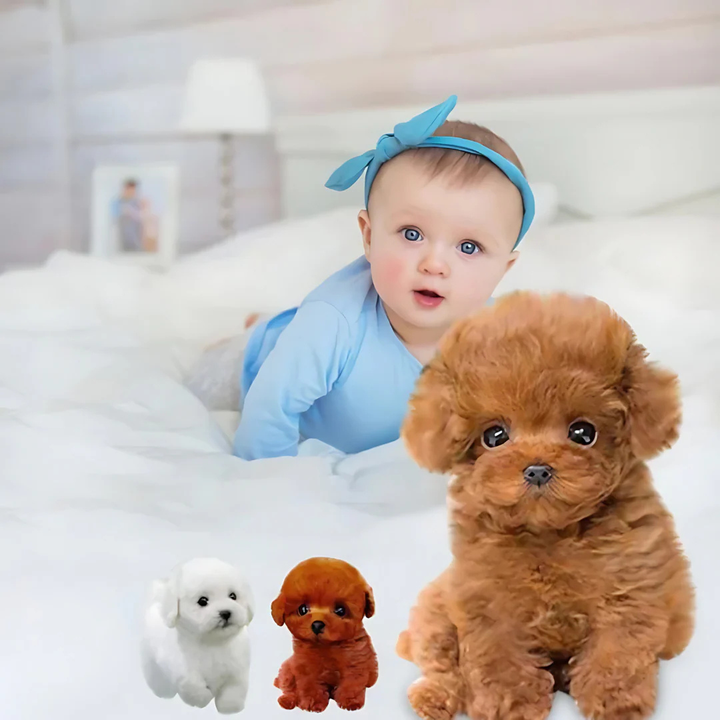 Robot chien interactif et mignon pour les enfants, offrant des heures de jeu et d'apprentissage amusant.