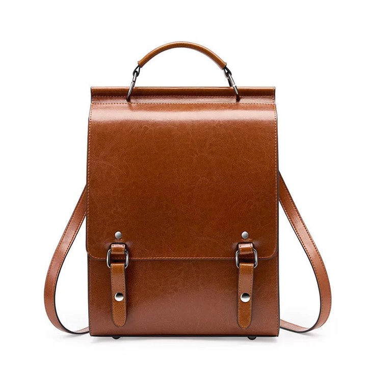 Sac à dos femme élégant en cuir, idéal pour le quotidien, le travail ou les études.