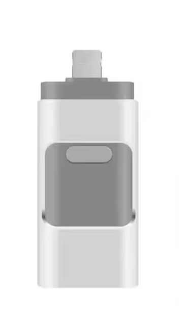 Clé USB ultra-rapide avec connecteurs USB-C, Lightning, Micro USB, USB-A pour tous vos appareils.