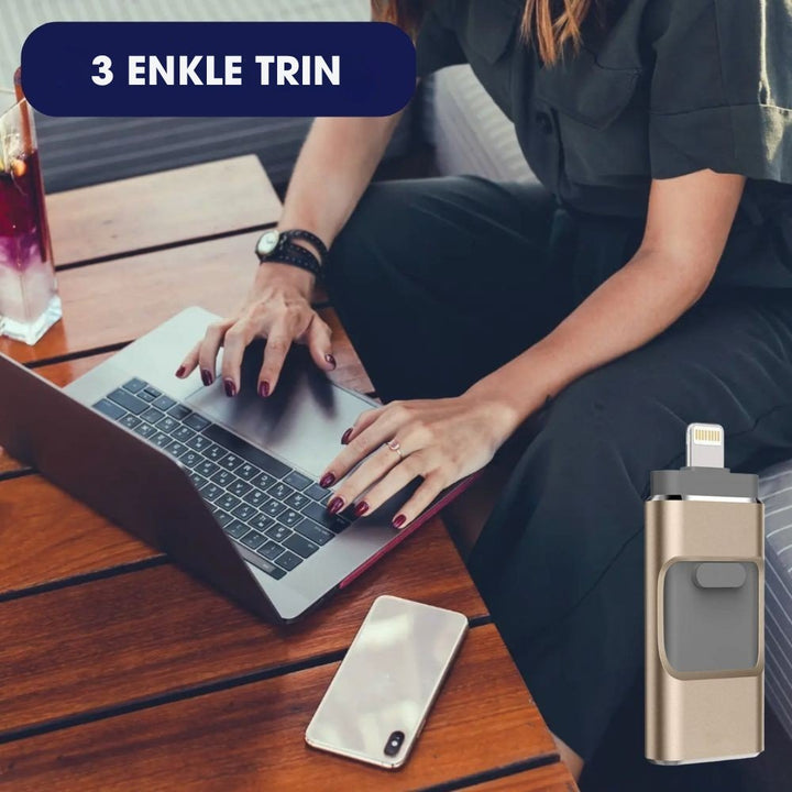 Clé USB pour sauvegarde de mémoire, compatible universellement. Sauvegardez vos fichiers importants facilement.