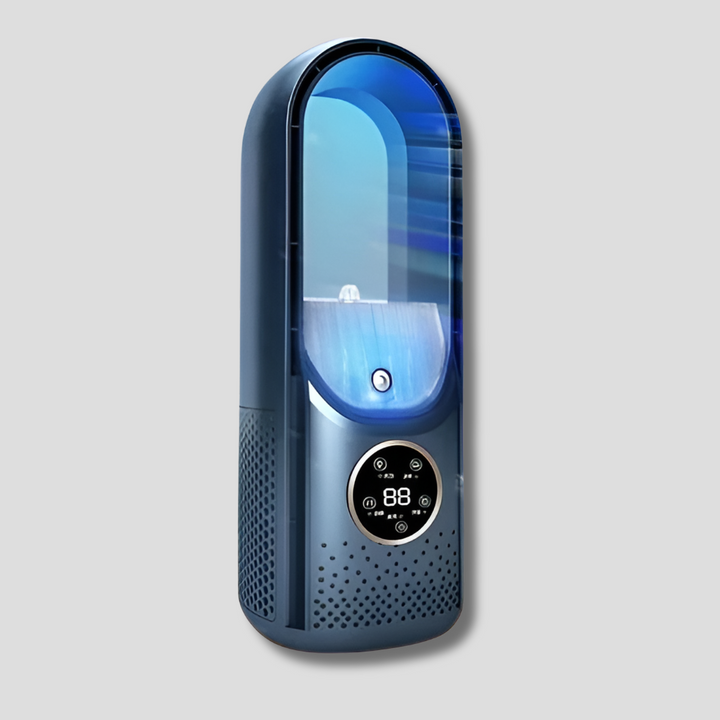 Rafraîchisseur d'air portable ultra silencieux, parfait pour le bureau ou la chambre, assurant un confort frais sans bruit.
