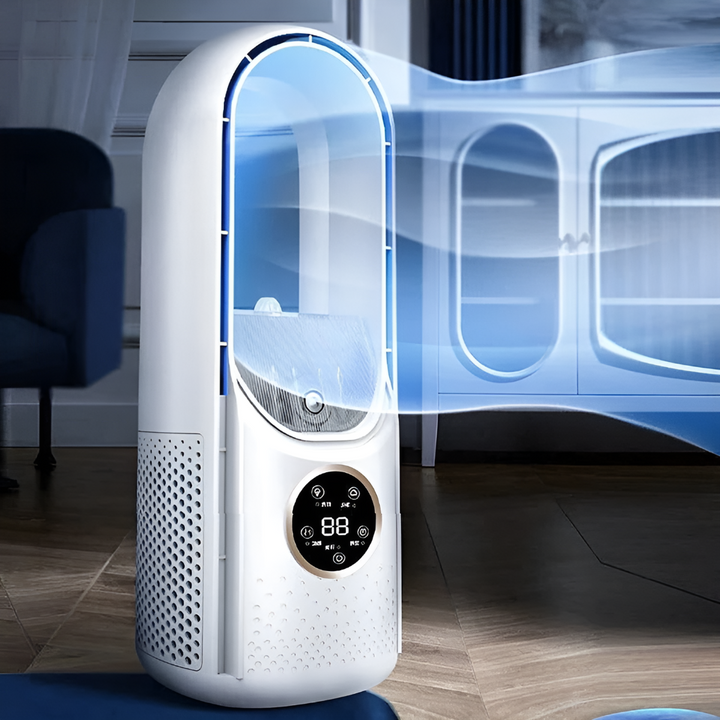 Climatiseur portable pour maison, compact et efficace. Rafraîchissez votre salon ou chambre en été avec un air frais et silencieux.