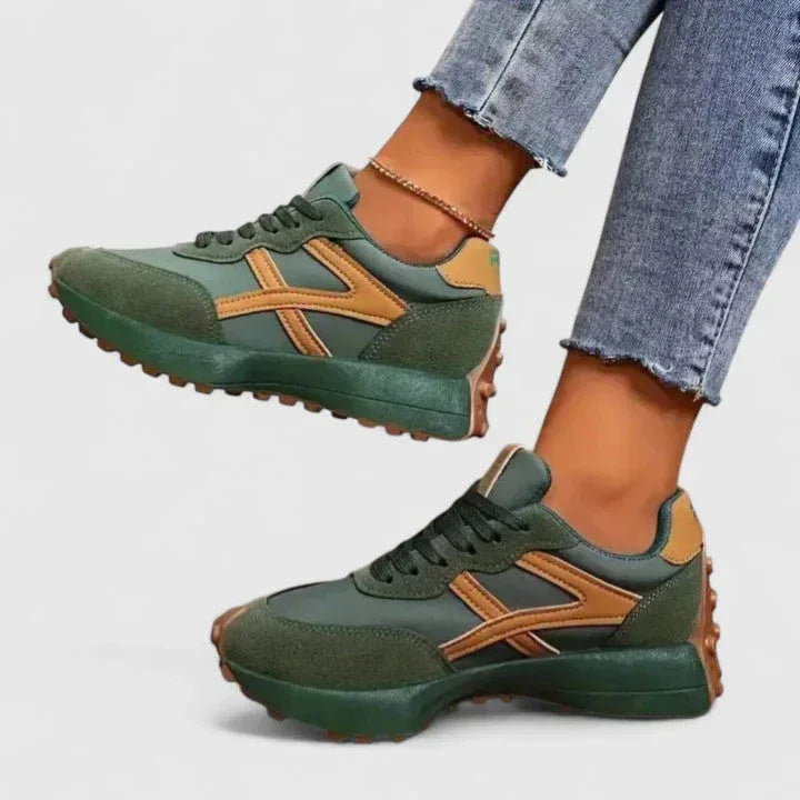 Baskets confortables pour femmes, style décontracté, avec soutien pour les pieds, parfaites pour le sport ou la ville.