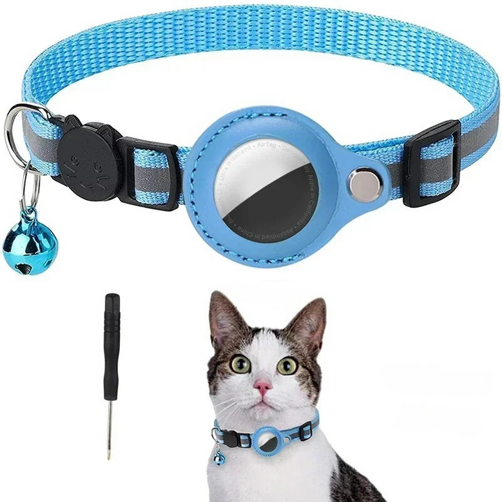 Collier traceur GPS étanche pour chien ou chat. Idéal pour les activités extérieures et la sécurité des animaux.