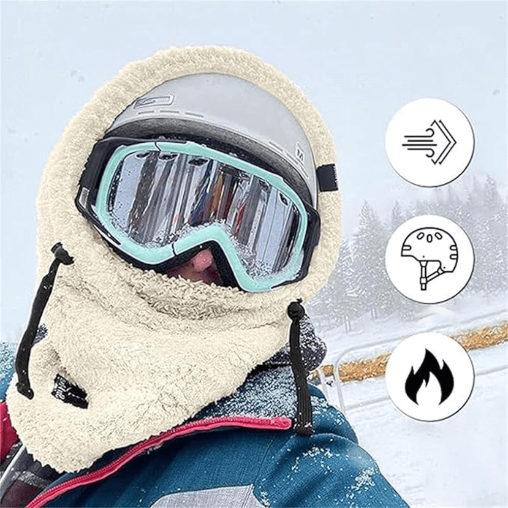 Accessoire hiver unisexe: balaclava respirante pour une protection optimale contre le froid en ski.